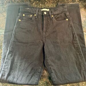 Levi's Premium Wedgie Straight Black Women's Jeans